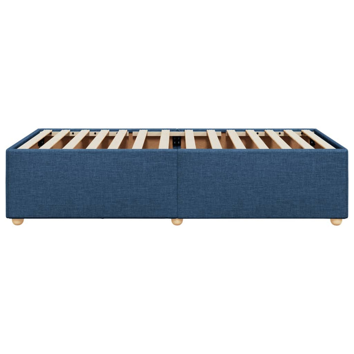 sengeramme uden madras 80x200 cm stof blå