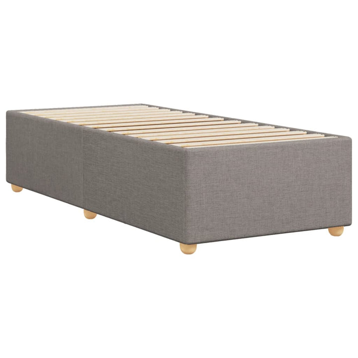 sengeramme uden madras 90x190 cm stof gråbrun