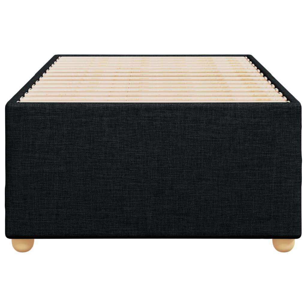 sengeramme uden madras 90x200 cm stof sort
