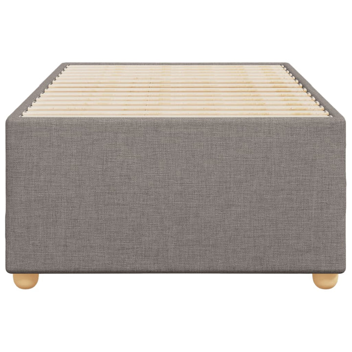 sengeramme uden madras 90x200 cm stof gråbrun