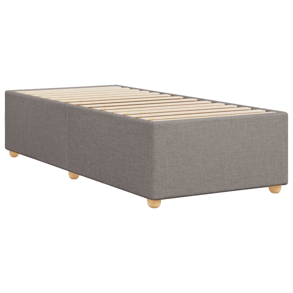 sengeramme uden madras 90x200 cm stof gråbrun