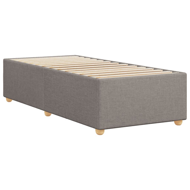 sengeramme uden madras 90x200 cm stof gråbrun