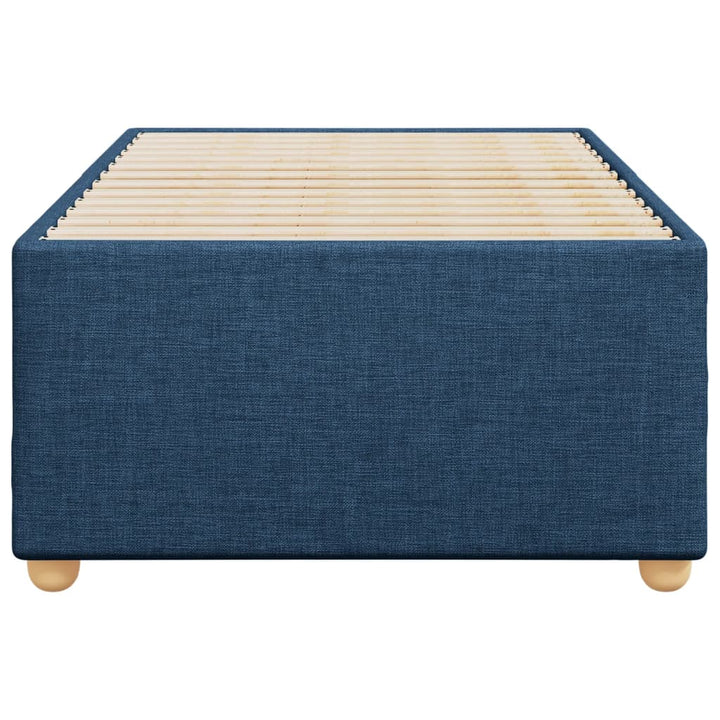 sengeramme uden madras 90x200 cm stof blå