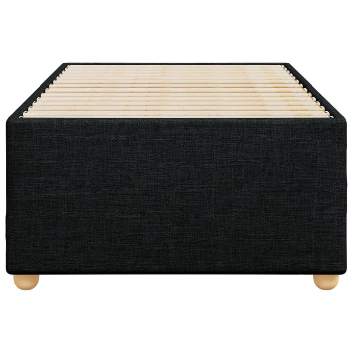 Sengeramme uden madras Sort 100x200 cm Stof