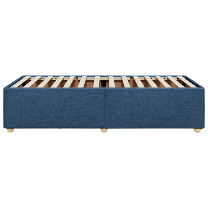 sengeramme uden madras 100x200 cm stof blå