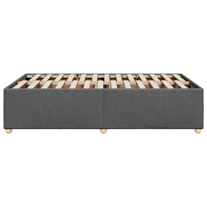 sengeramme uden madras 120x190 cm stof enkeltseng Mørkegrå