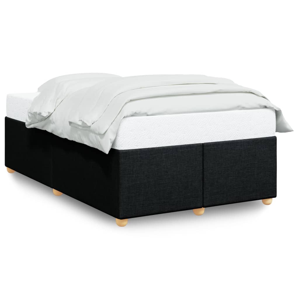 sengeramme uden madras 120x190 cm stof sort
