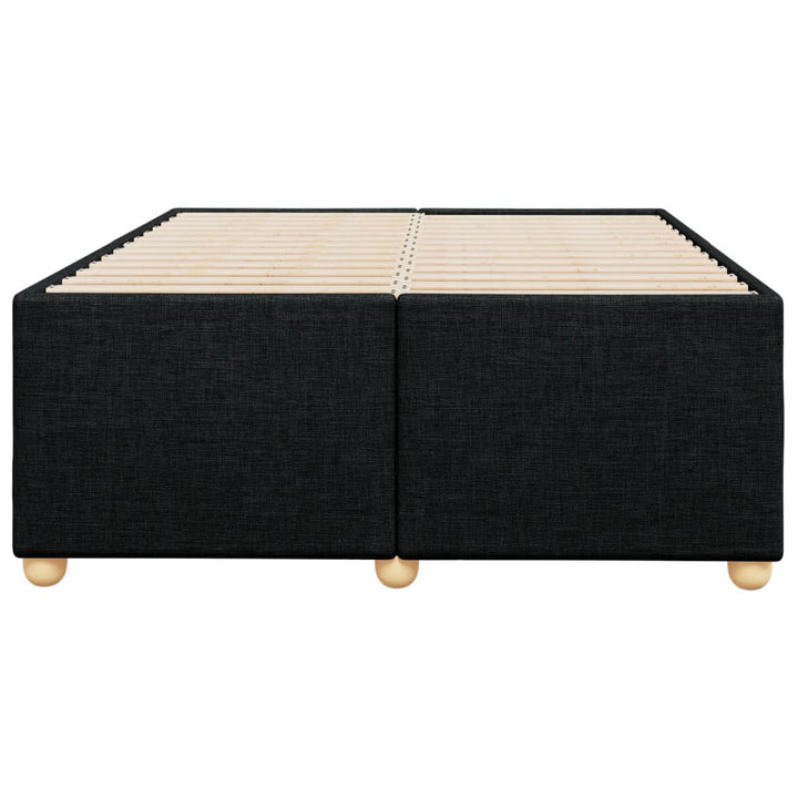 sengeramme uden madras 120x190 cm stof sort