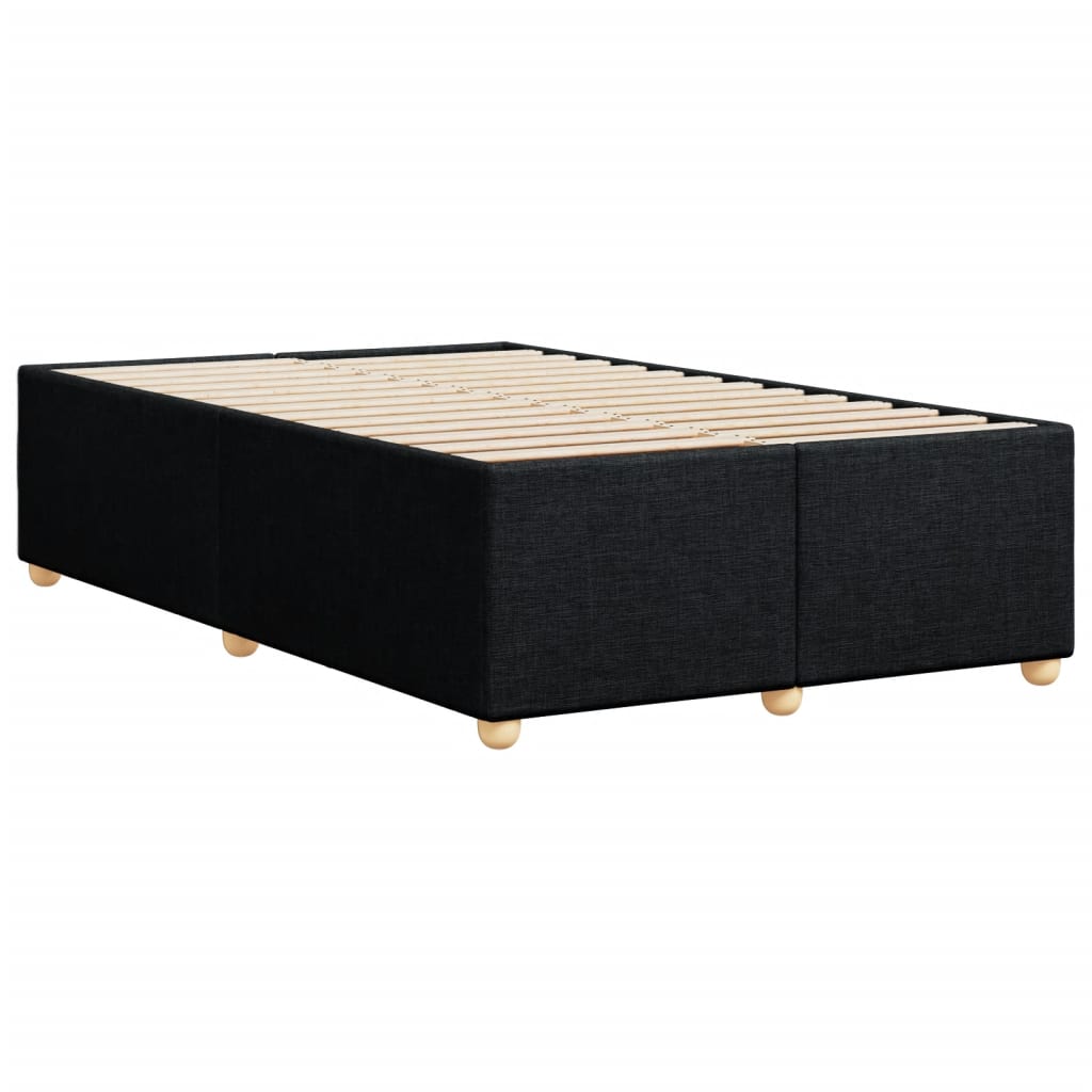 sengeramme uden madras 120x190 cm stof sort