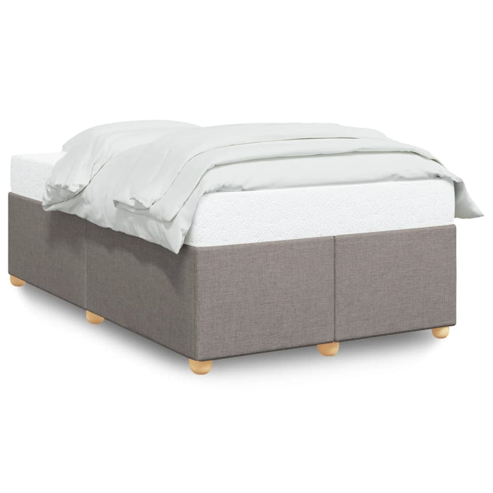 sengeramme uden madras 120x190 cm stof gråbrun