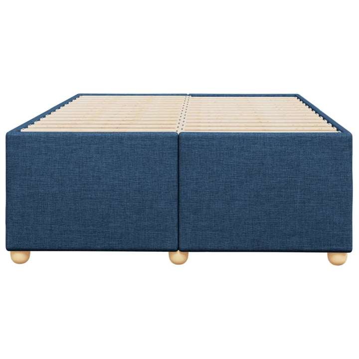 sengeramme uden madras 120x200 cm stof blå