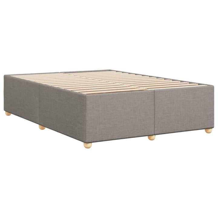 sengeramme uden madras 140x190 cm stof gråbrun