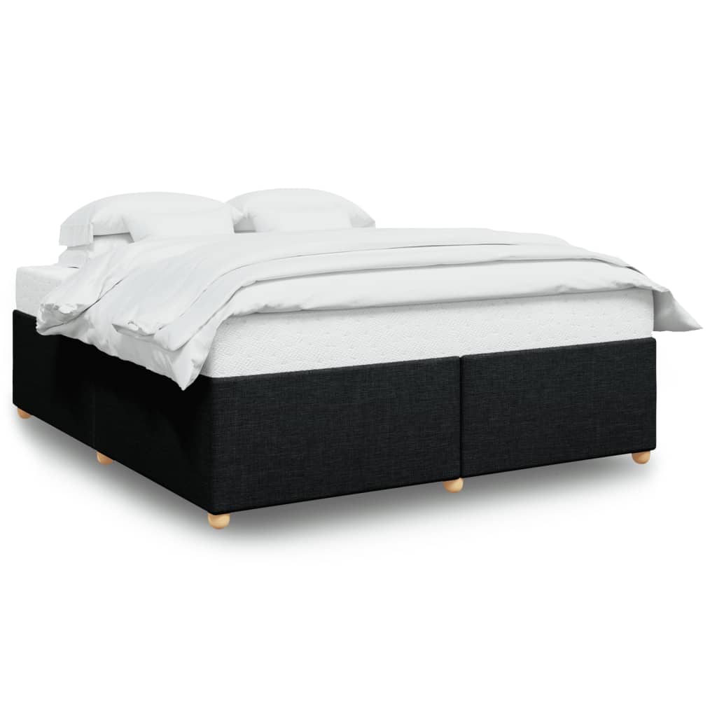 sengeramme uden madras 180x200 cm stof sort