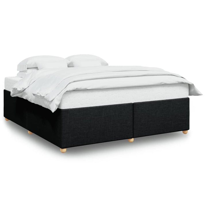 sengeramme uden madras 180x200 cm stof sort