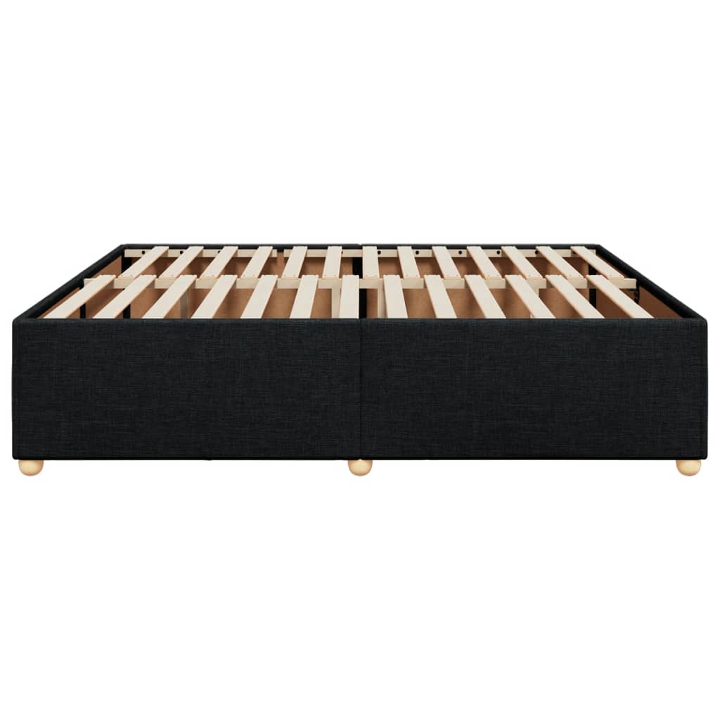 sengeramme uden madras 180x200 cm stof sort
