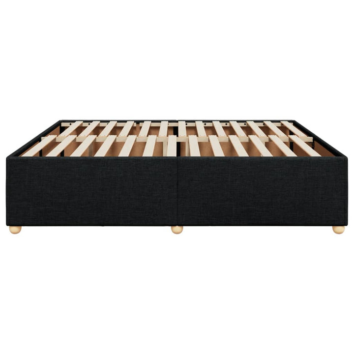 sengeramme uden madras 180x200 cm stof sort