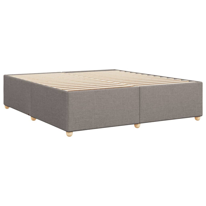 sengeramme uden madras 180x200 cm stof gråbrun