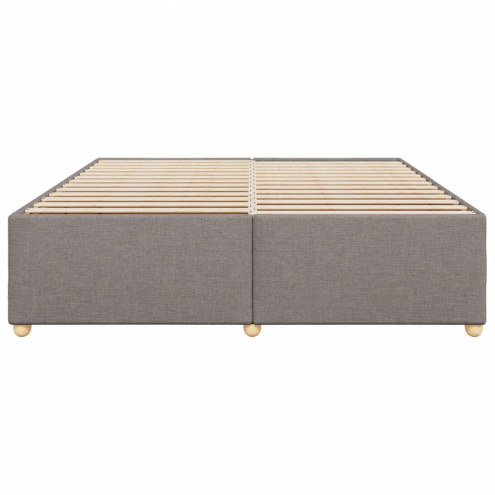 sengeramme uden madras 180x200 cm stof gråbrun