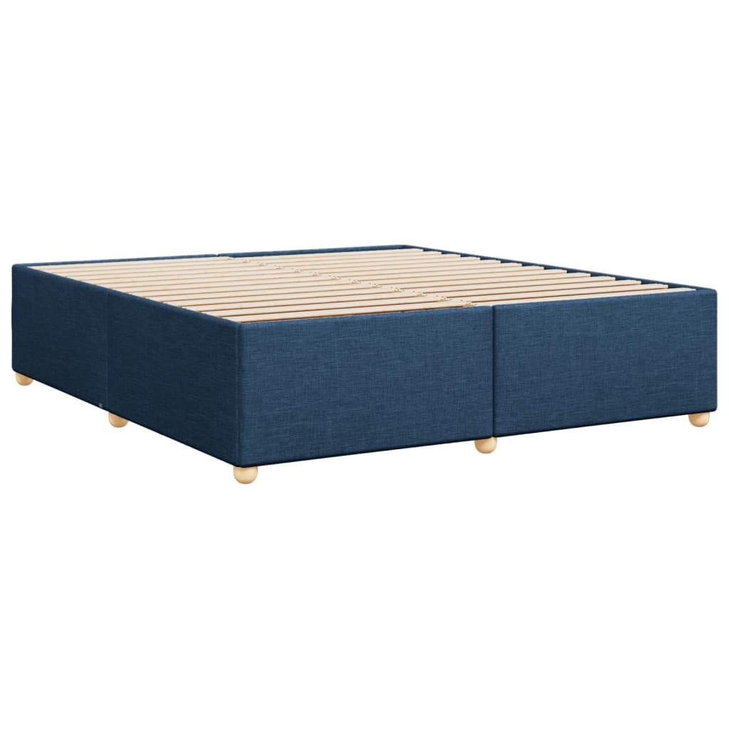 sengeramme uden madras 180x200 cm stof blå