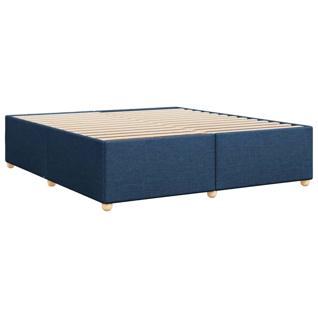 sengeramme uden madras 180x200 cm stof blå