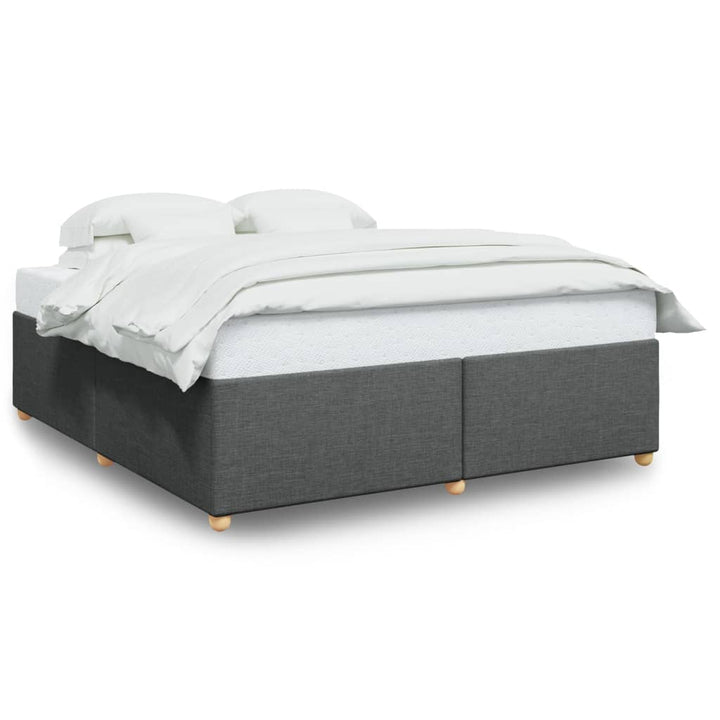 sengeramme uden madras 200x200 cm stof mørkegrå