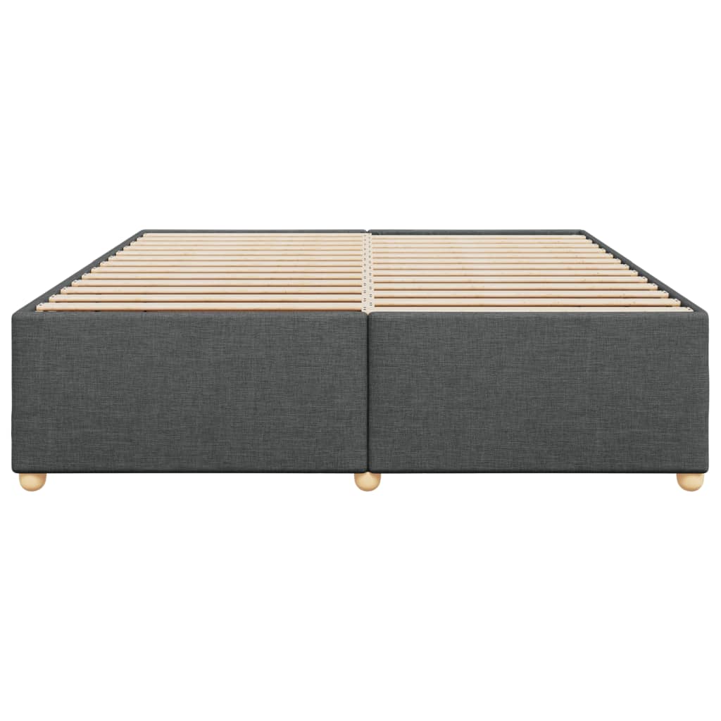 sengeramme uden madras 200x200 cm stof mørkegrå