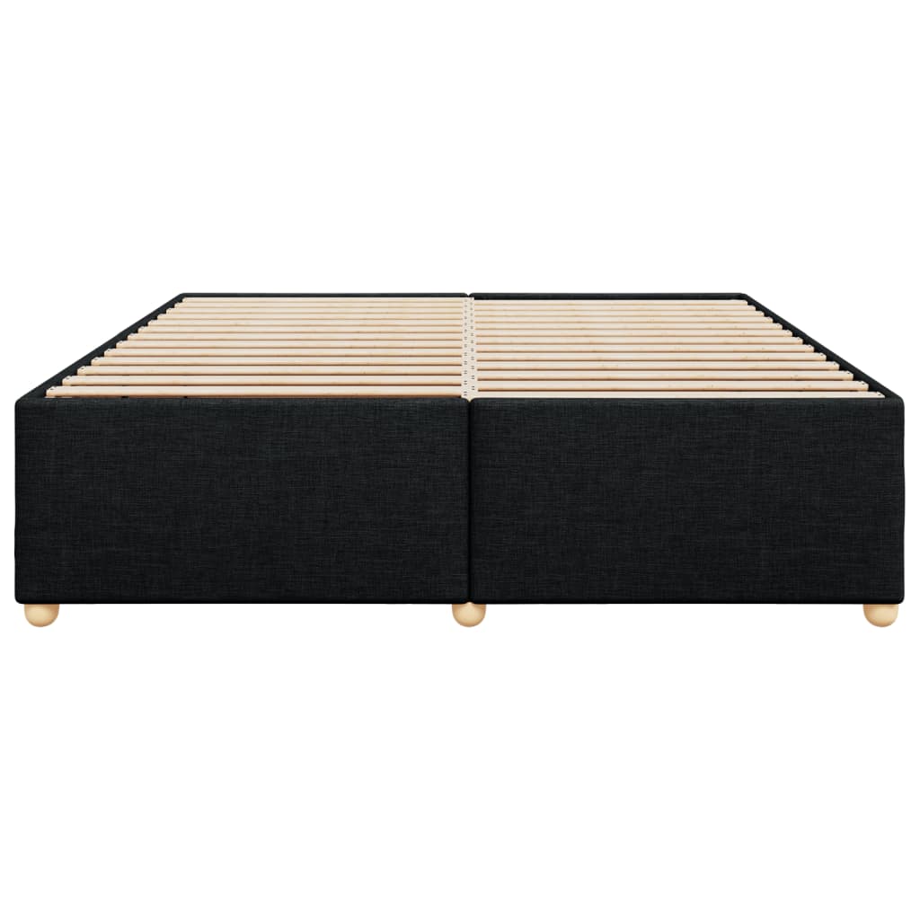 sengeramme uden madras 200x200 cm stof sort