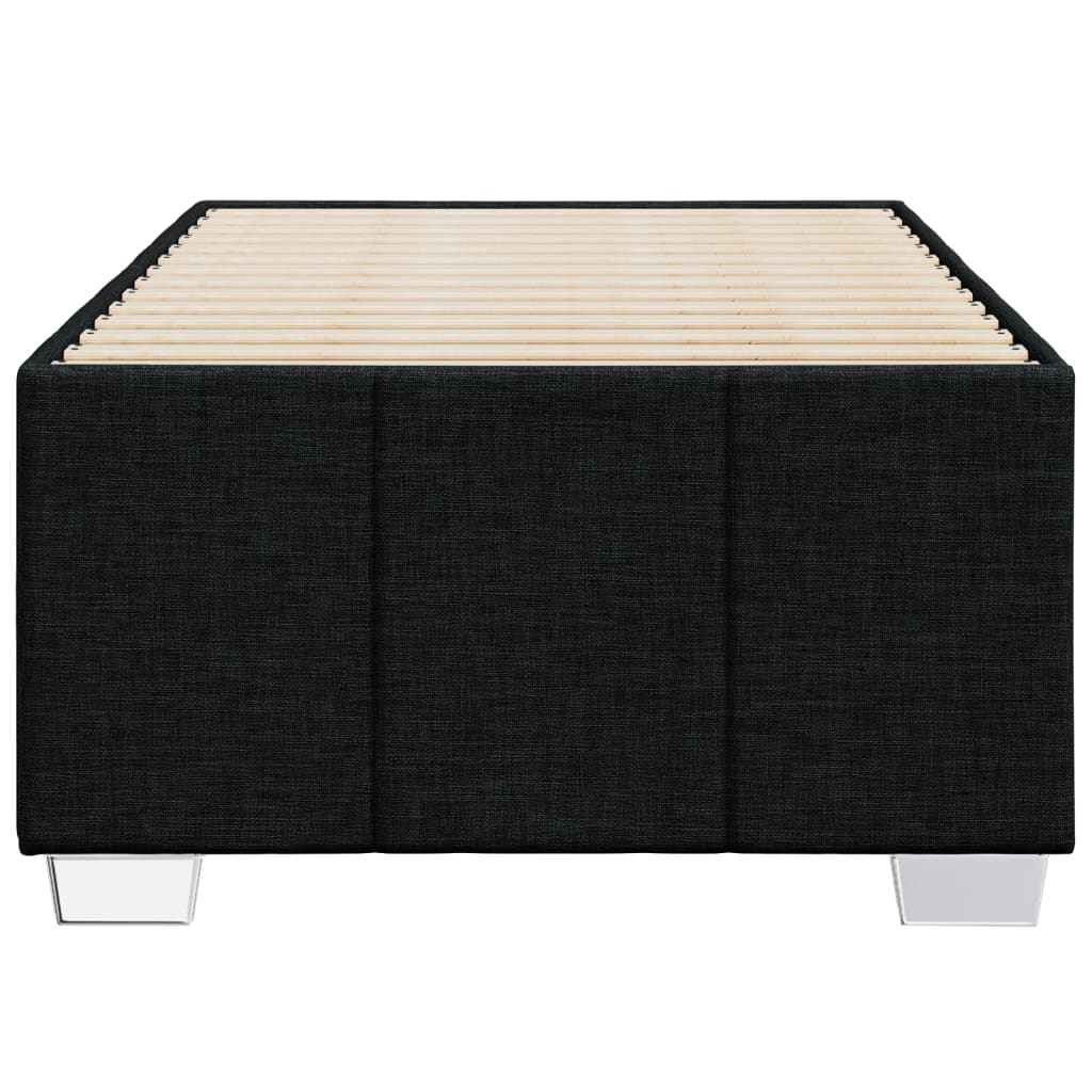 sengeramme uden madras 80x200 cm stof sort