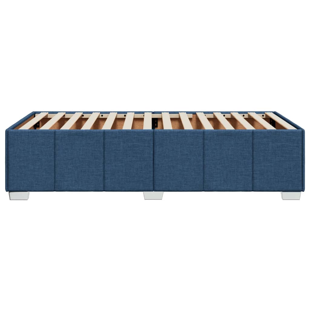 sengeramme uden madras 80x200 cm stof blå