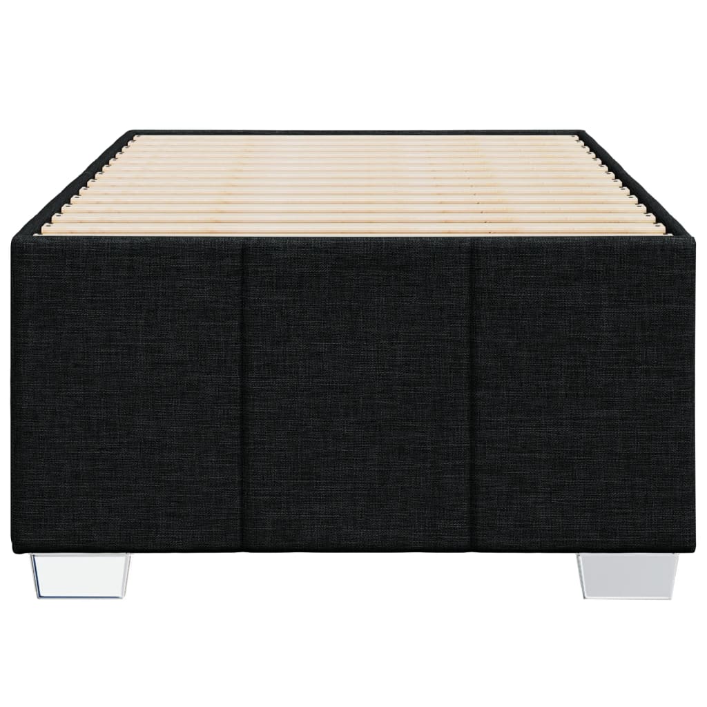 sengeramme uden madras 90x190 cm stof sort