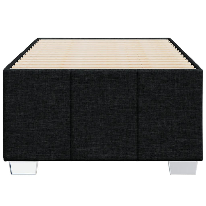 sengeramme uden madras 90x190 cm stof sort