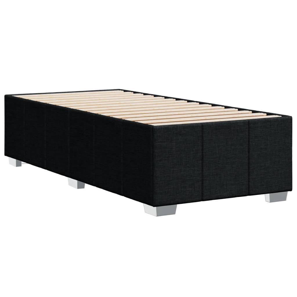 sengeramme uden madras 90x190 cm stof sort