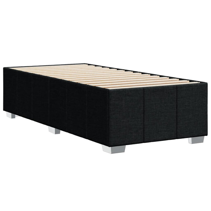 sengeramme uden madras 90x190 cm stof sort