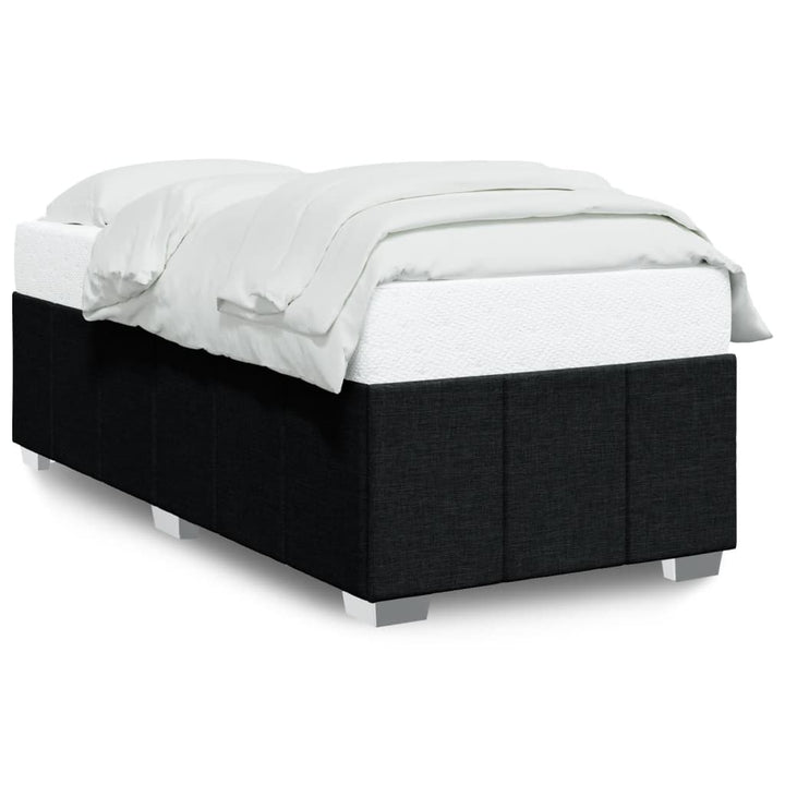 sengeramme uden madras 90x200 cm stof sort