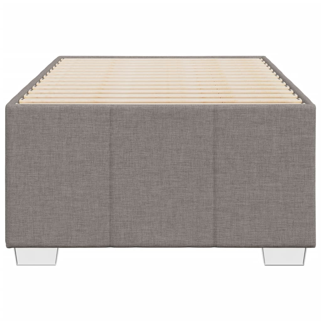 sengeramme uden madras 90x200 cm stof gråbrun
