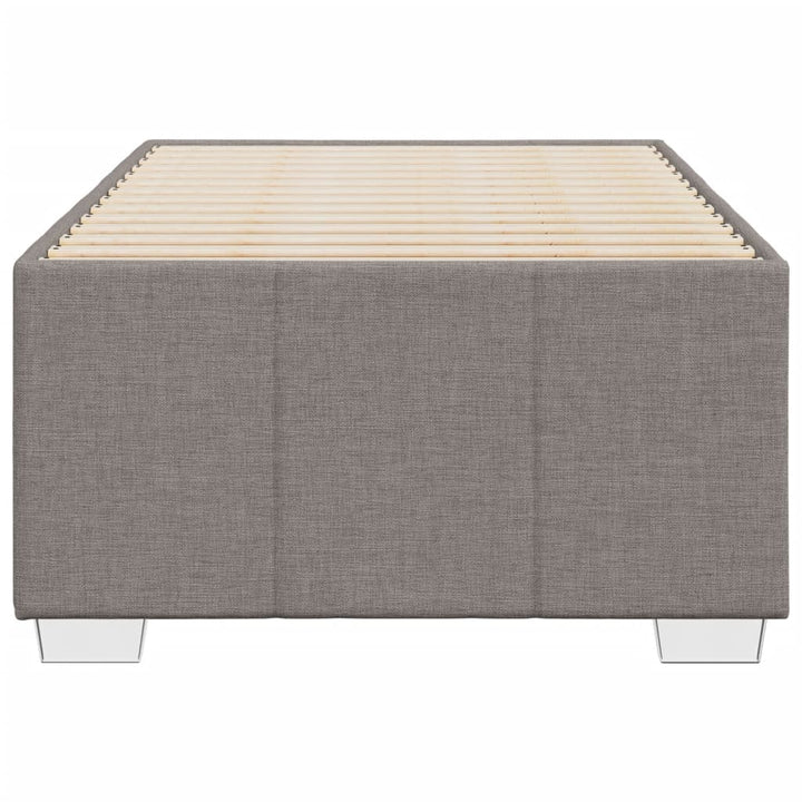 sengeramme uden madras 90x200 cm stof gråbrun