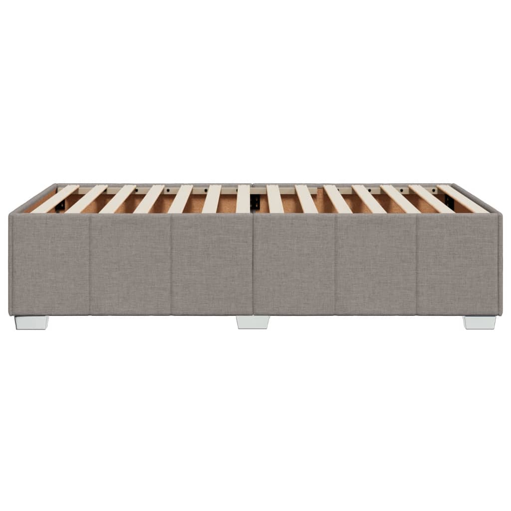 sengeramme uden madras 90x200 cm stof gråbrun