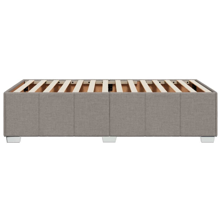 sengeramme uden madras 90x200 cm stof gråbrun