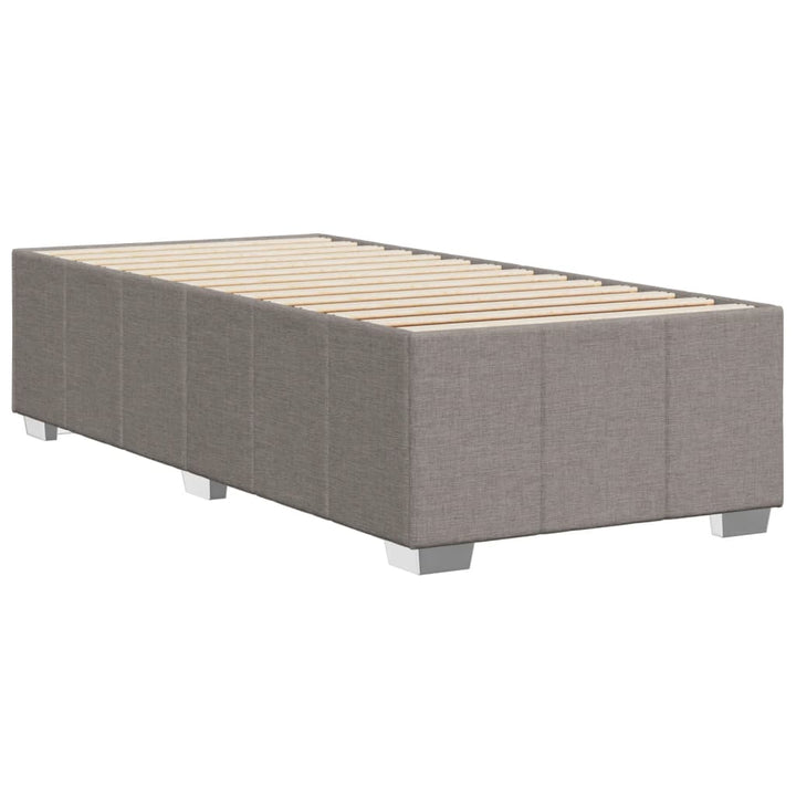 sengeramme uden madras 90x200 cm stof gråbrun