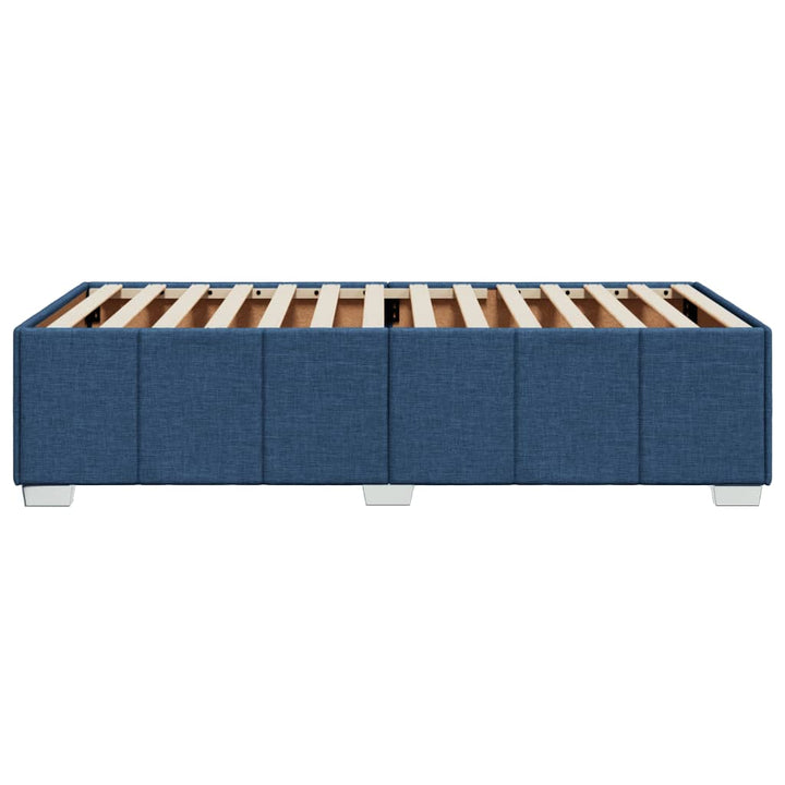 sengeramme uden madras 90x200 cm stof blå