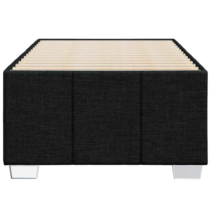 Sengeramme uden madras Sort 100x200 cm Stof