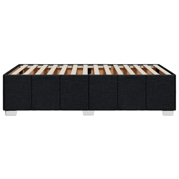 Sengeramme uden madras Sort 100x200 cm Stof