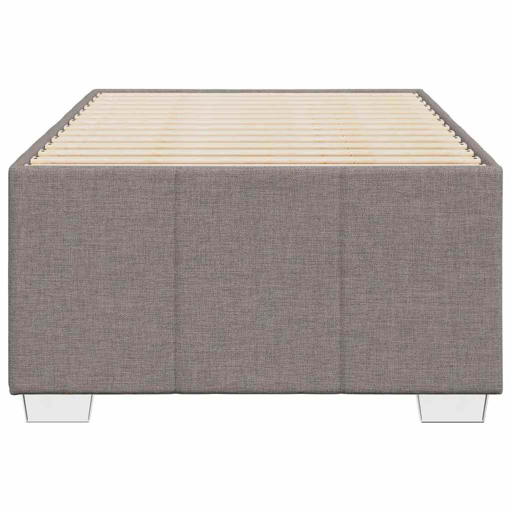 Sengeramme uden madras Taupe 100x200 cm Stof