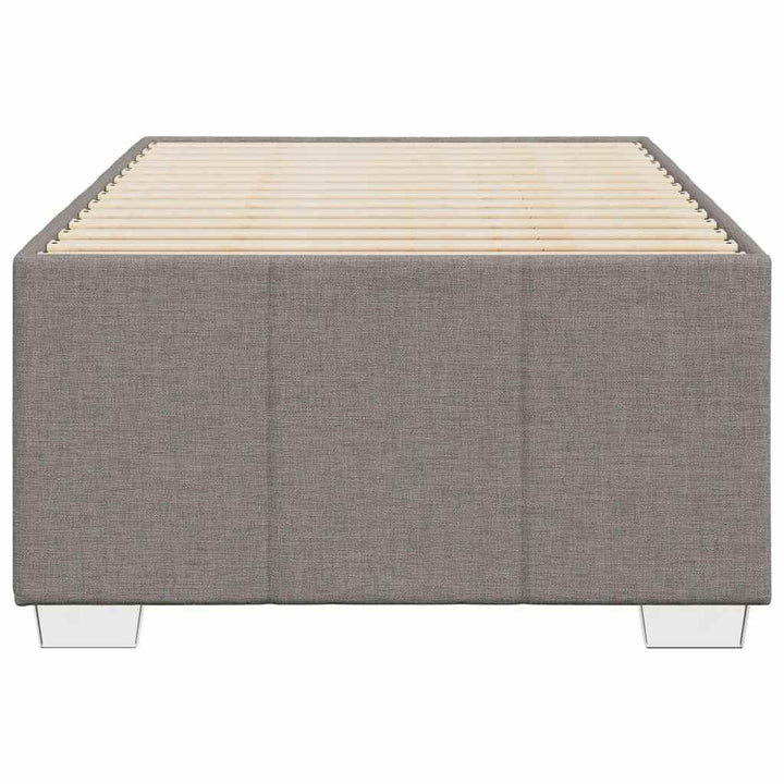 Sengeramme uden madras Taupe 100x200 cm Stof
