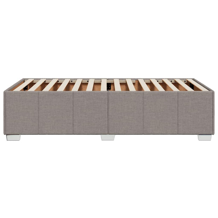 Sengeramme uden madras Taupe 100x200 cm Stof