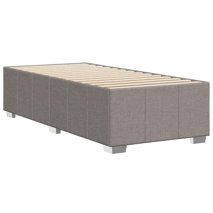 Sengeramme uden madras Taupe 100x200 cm Stof
