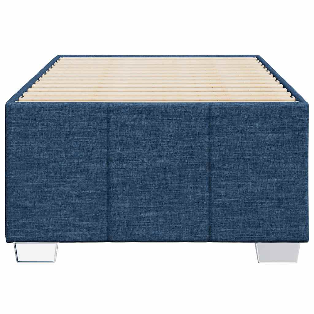 sengeramme uden madras 100x200 cm stof blå