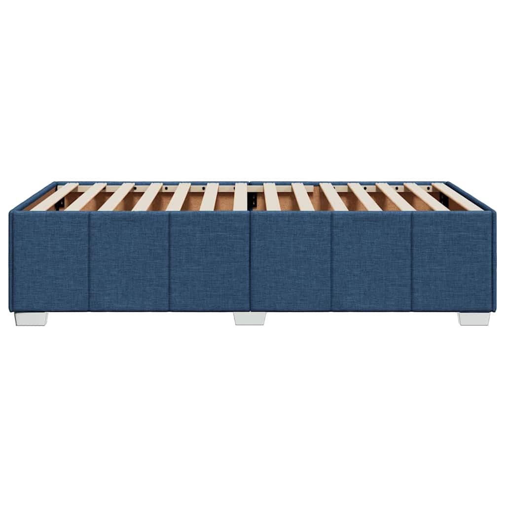 sengeramme uden madras 100x200 cm stof blå