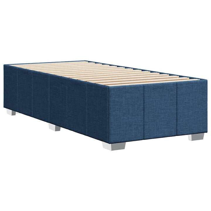 sengeramme uden madras 100x200 cm stof blå