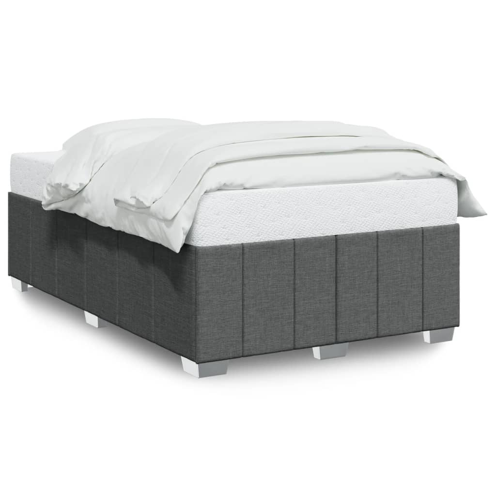 sengeramme uden madras 120x190 cm stof enkeltseng Mørkegrå